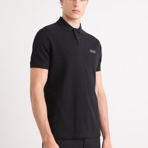 ESSENTIAL - Polo shirt - black/pewter ESSENTIAL - Polo shirt - black/pewter