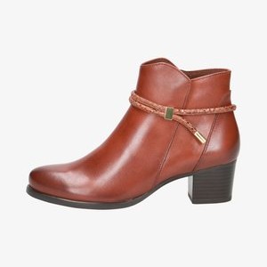 Ankle boots - cognac comb Ankle boots - cognac comb