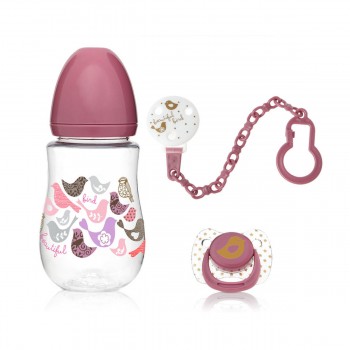 Детская бутылочка 250 ml Розовый