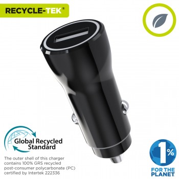 Автомобильное зарядное устройство Muvit Чёрный 12 W