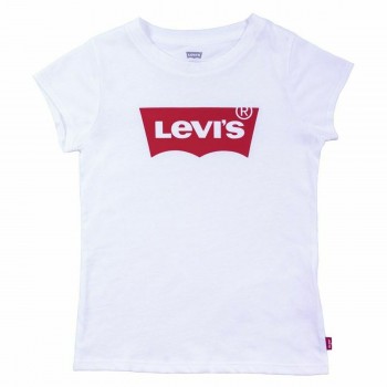Детский Футболка с коротким рукавом Levi's Batwing B Белый