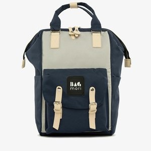 TWO-TONE DIAPER BAG BACKPACK - Baby changing bag - dunkelblau TWO-TONE DIAPER BAG BACKPACK - Baby changing bag - dunkelblau