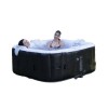 Inflatable Spa Sunspa Квадратный Чёрный 6 люди (185 x 185 x 65 cm)
