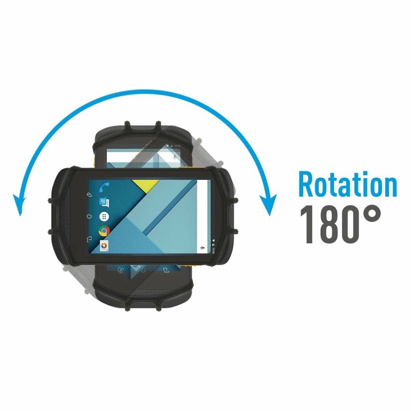Подставку для мобильных телефонов Mobilis 030004 5" 7" Чёрный Силикон