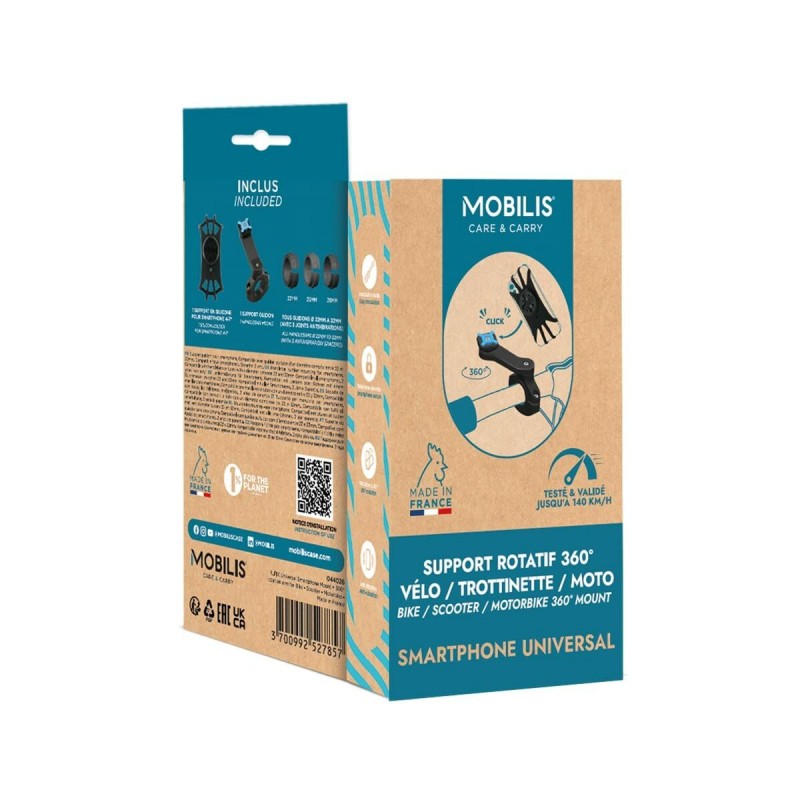 Держатель для телефона на велосипед Mobilis 044026 Чёрный Пластик