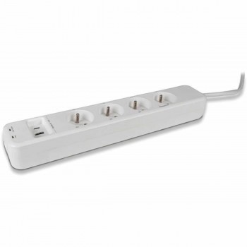 Блок электрических розеток, 4 позиции, без выключателя SCS SENTINEL SmartPlug 240 V