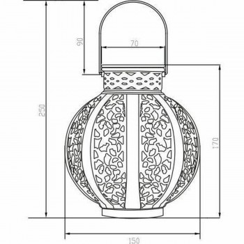 Солнечный светильник Galix Бежевый