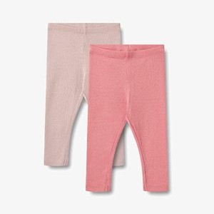 2 PACK - Leggings - Trousers - pink lilac 2 PACK - Leggings - Trousers - pink lilac