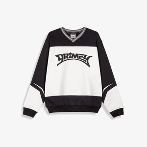 INFAMOUS DEEPER V NECK - Sweatshirt - black INFAMOUS DEEPER V NECK - Sweatshirt - black
