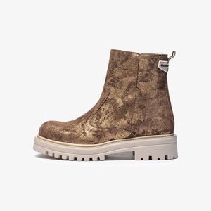 WONKI 10.0 - Cowboy/biker ankle boot - gold WONKI 10.0 - Cowboy/biker ankle boot - gold