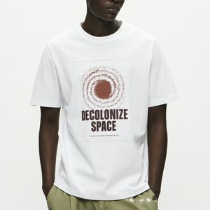 BOBBY TEE SPACE - Print T-shirt - bright white BOBBY TEE SPACE - Print T-shirt - bright white