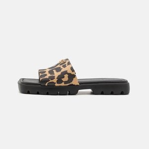 FLORENCE LEOPARD PRINT - Mules - beige FLORENCE LEOPARD PRINT - Mules - beige