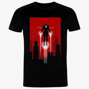 AVENGERS CLASSIC TAKE OFF UNISEX - Print T-shirt - black AVENGERS CLASSIC TAKE OFF UNISEX - Print T-shirt - black