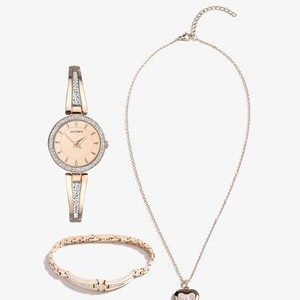 COCKTAIL WATCH GIFT SET - Necklace - rose gold coloured COCKTAIL WATCH GIFT SET - Necklace - rose gold coloured