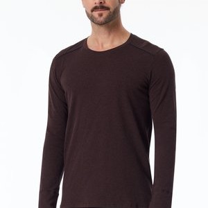 2-PACK COMFORT FIT - Long sleeved top - braun 2-PACK COMFORT FIT - Long sleeved top - braun