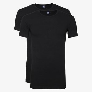 2 PACK - Basic T-shirt - zwart 2 PACK - Basic T-shirt - zwart