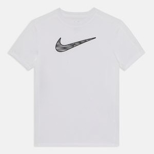 UNISEX  - Sports T-shirt - white/black UNISEX  - Sports T-shirt - white/black