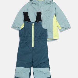 BUGA SET - Snowsuit - crushed blue/neon light/everblue BUGA SET - Snowsuit - crushed blue/neon light/everblue