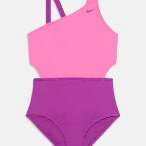 ASYMMETRICAL MONOKIN - Swimsuit - hyper pink ASYMMETRICAL MONOKIN - Swimsuit - hyper pink