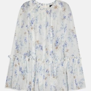 DITSY CAPE KIDS - Tunic - moonshine/blue DITSY CAPE KIDS - Tunic - moonshine/blue