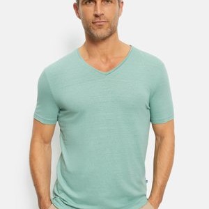 Basic T-shirt - smaragd