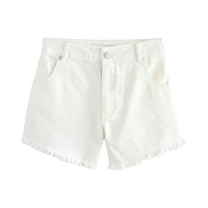 Denim shorts - chalk white