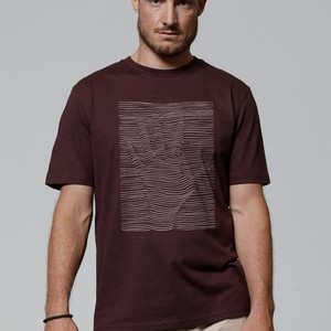 3DILLUSION - Print T-shirt - red brown 3DILLUSION - Print T-shirt - red brown
