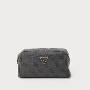 ZAMIRA DOUBLE ZIP - Wash bag - coal logo ZAMIRA DOUBLE ZIP - Wash bag - coal logo