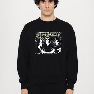 SUBWAY CREW NECK - Sweatshirt - black SUBWAY CREW NECK - Sweatshirt - black