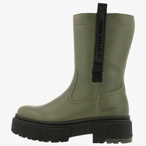 KAFEY PFM HGH - Platform ankle boots - olive black KAFEY PFM HGH - Platform ankle boots - olive black