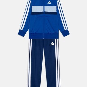 TIBERIOERIO JUNIOR UNISEX - Tracksuit - team royal blue/white/glow blue TIBERIOERIO JUNIOR UNISEX - Tracksuit - team royal blue/white/glow blue