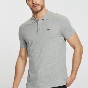 REGNA - Polo shirt - grey marl