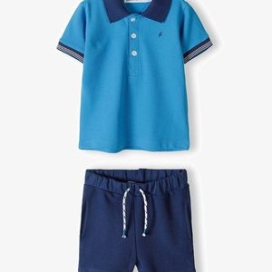 2 PCS SET  - Shorts - turquoise dark blue