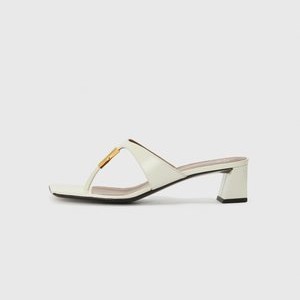 Heeled mules - off white Heeled mules - off white