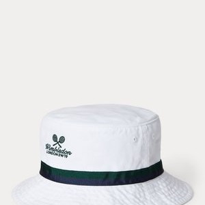 WIMBLEDON COTTON TWILL BUCKET HAT - Hat - white WIMBLEDON COTTON TWILL BUCKET HAT - Hat - white