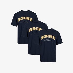 3 PACK - Print T-shirt - navy blazer 3 PACK - Print T-shirt - navy blazer