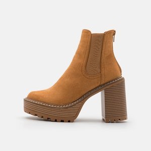 KAMORA - High heeled ankle boots - whiskey KAMORA - High heeled ankle boots - whiskey