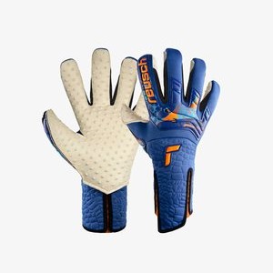 Goalkeeping gloves -  true blue shocking orange Goalkeeping gloves -  true blue shocking orange