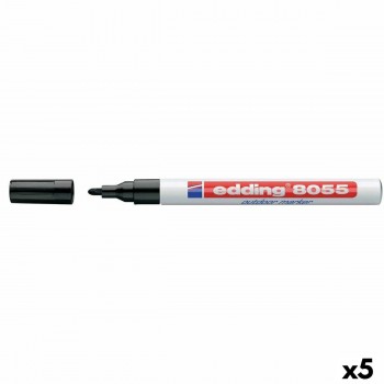 Постоянный маркер Edding EDDING 8055 Чёрный 1-2 mm (5 штук)