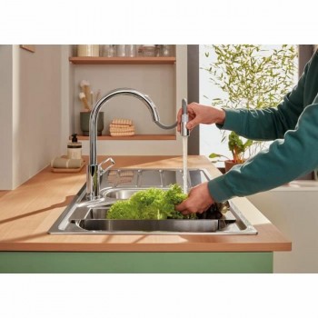 Смеситель с одной ручкой Grohe StartLoop Форма C Латунь