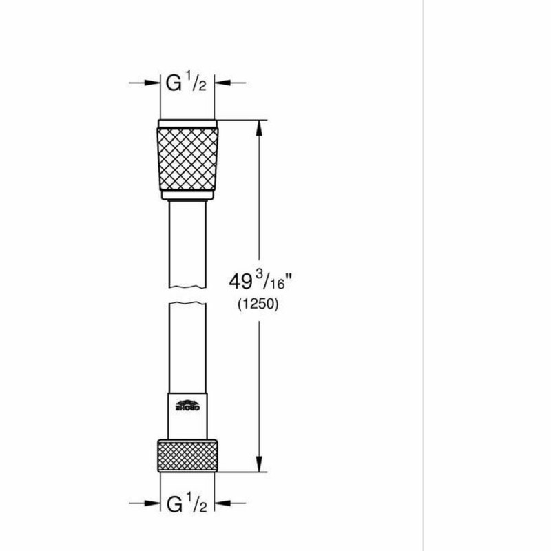 Душевой шланг Grohe VitalioFlex 1,25 m