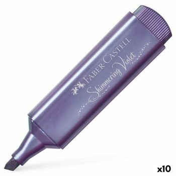 Флуоресцентный маркер Faber-Castell Textliner 46 Фиолетовый 10 штук