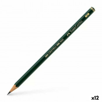 Карандаш Faber-Castell 9000 Экологично шестиугольный B (12 штук)