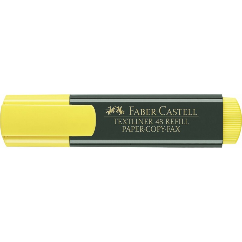 Маркер Faber-Castell TEXTLINER 48 Жёлтый (10 штук)