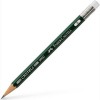 Карандаш с ластиком Faber-Castell 9000 B шестиугольный B (3 штук)