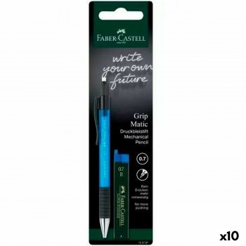 Механический карандаш Faber-Castell Grip  Matic Синий 0,7 mm (10 штук)