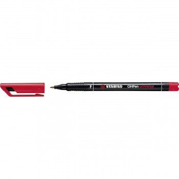 Постоянный маркер Stabilo OHPen Красный 10 Предметы