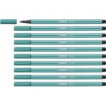Фетр Stabilo Pen 68 бирюзовый (10 Предметы)