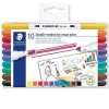 Жидкие маркеры Staedtler LUMOCOLOR 10 Предметы (6 штук)