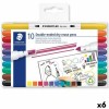 Жидкие маркеры Staedtler LUMOCOLOR 10 Предметы (6 штук)
